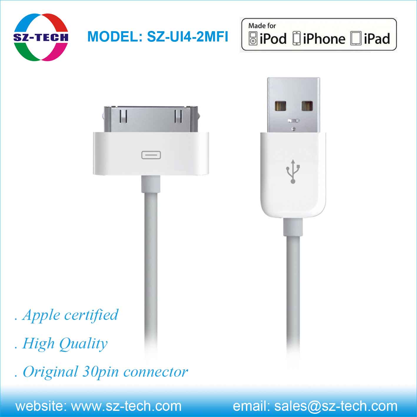 MFI Cable Apple 30pin